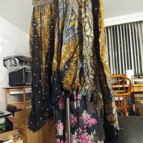 "Roots" Harem loose peacock pants - Picture 5 of 6